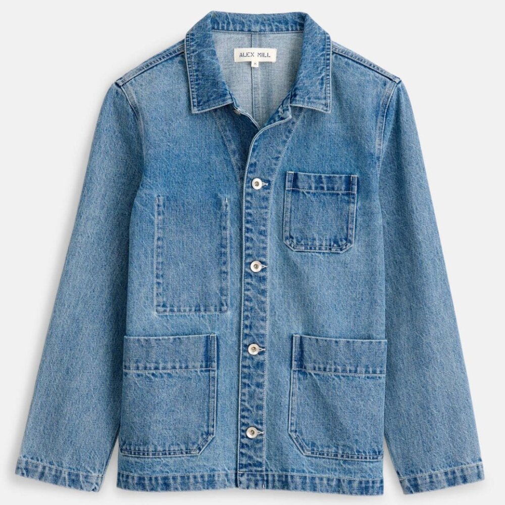 Alex Mill Britt Work Jacket in Denim